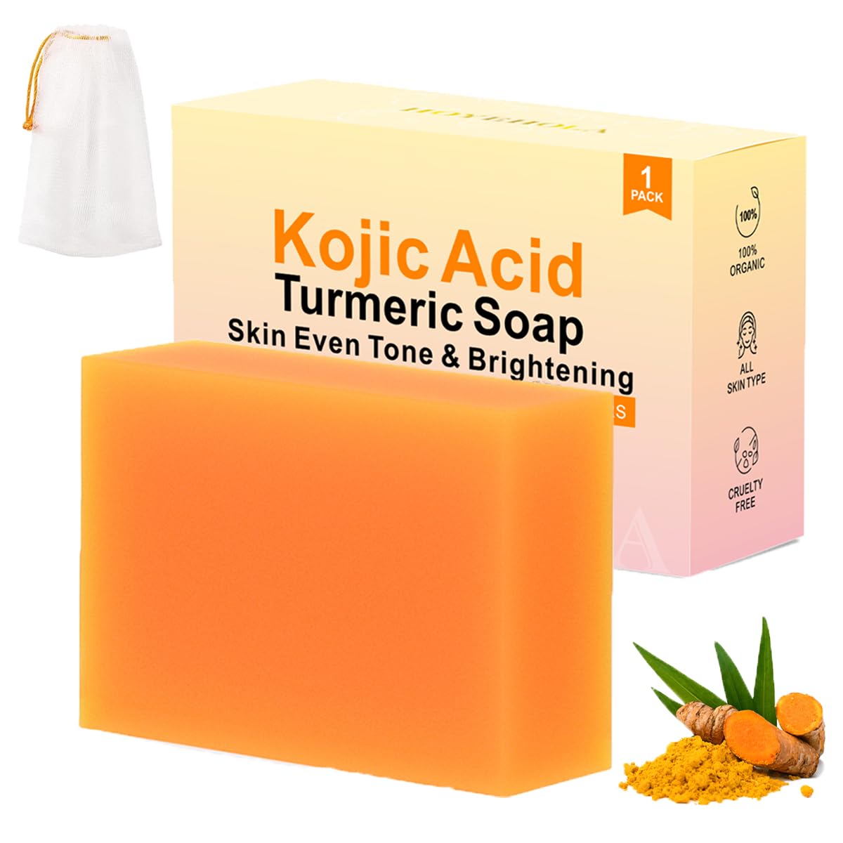 Kojic Acid Turmeric Soap Bar