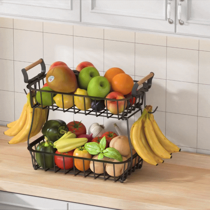 2 Tier Fruit Basket