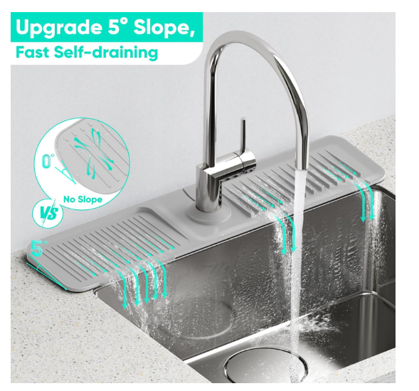 Faucet Mat for Kitchen Sink