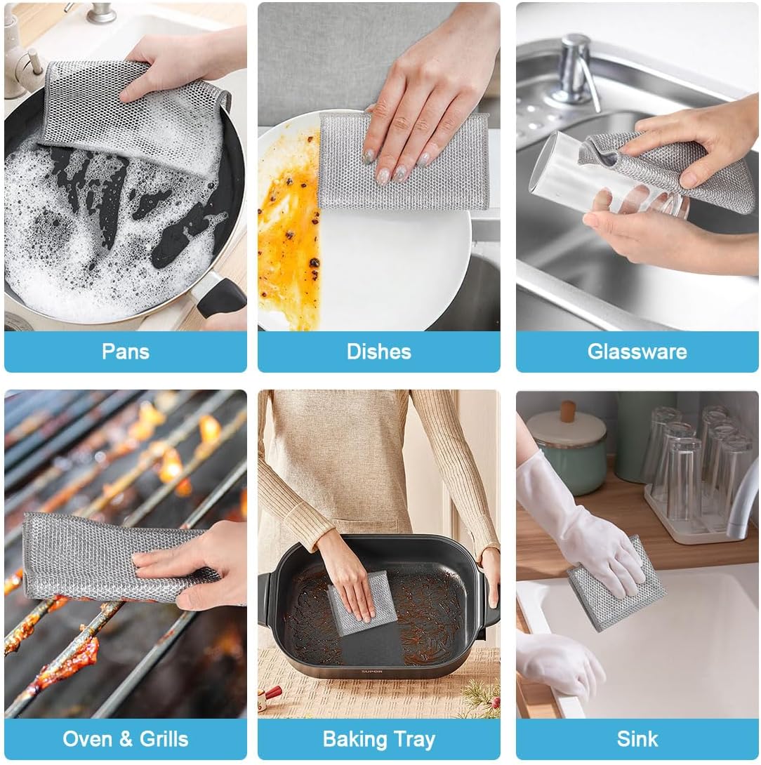 Steel Wire Dishwashing Rag