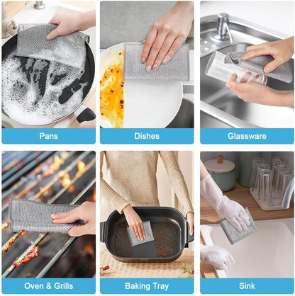Steel Wire Dishwashing Rag