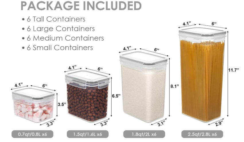 Airtight Food Storage Containers