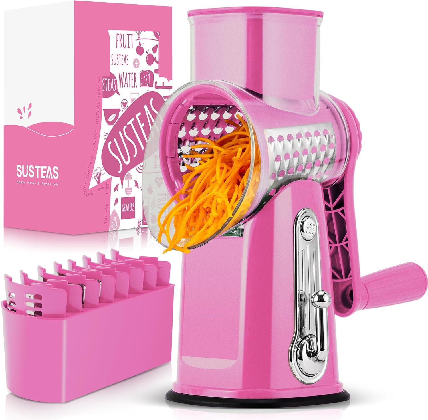 Rotary Cheese Grater with Handle